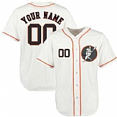 Astros White Customized Cool Base New Design Jersey,baseball caps,new era cap wholesale,wholesale hats